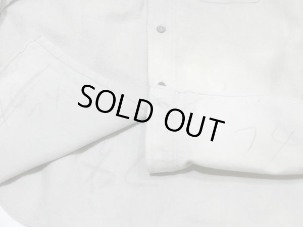 画像10: 30s NATIONAL QUALITY COTTON FLANNEL WORK SHIRT with CHIN STRAP (10)