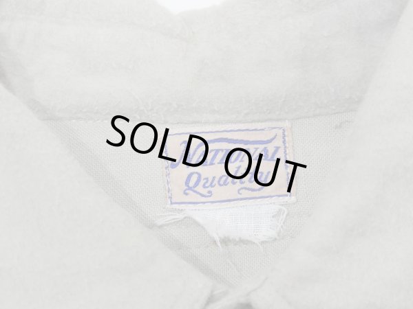 画像3: 30s NATIONAL QUALITY COTTON FLANNEL WORK SHIRT with CHIN STRAP (3)