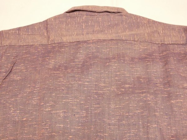 画像15: 50s Sportswear BORDER NEP RAYON BOX SHIRT DEAD STOCK  (15)