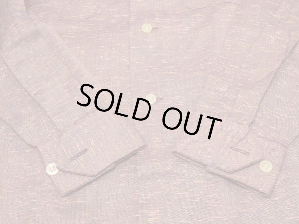 画像11: 50s Sportswear BORDER NEP RAYON BOX SHIRT DEAD STOCK  (11)