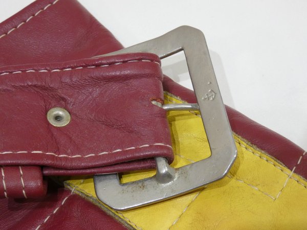 画像5: 60s 70s HUSKY (Husqvarna) by ABC CUSTOM LEATHERS MOTOCROSS MX LEATHER PANTS (5)