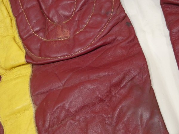 画像11: 60s 70s HUSKY (Husqvarna) by ABC CUSTOM LEATHERS MOTOCROSS MX LEATHER PANTS (11)