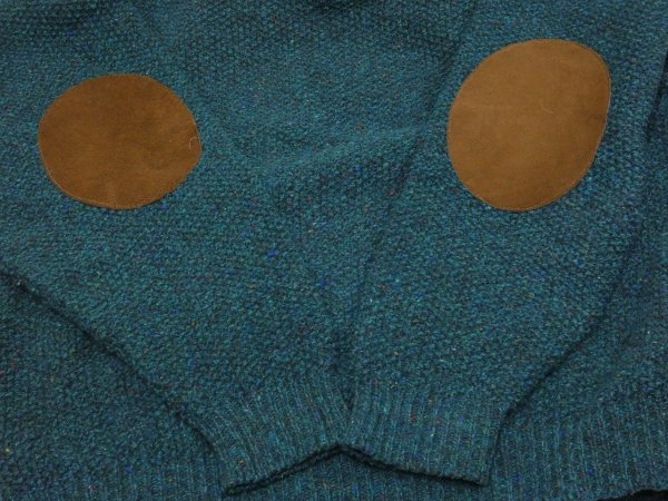 画像7: 80s REI HALF ZIP COLOR NEP KNIT SWEATER MADE IN USA (7)