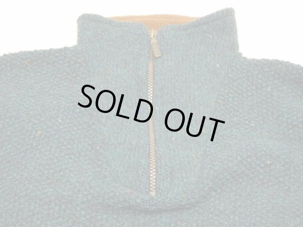 画像4: 80s REI HALF ZIP COLOR NEP KNIT SWEATER MADE IN USA (4)