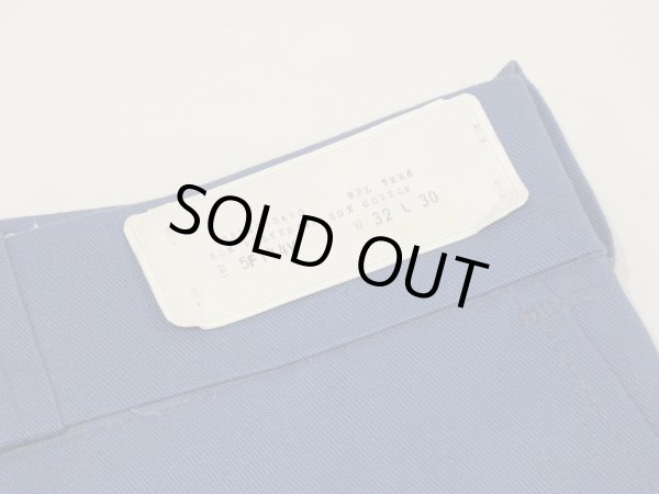 画像5: 60s 70s UNKNOWN WORK TROUSERS CHINO PANTS 32×30 DEAD STOCK (5)