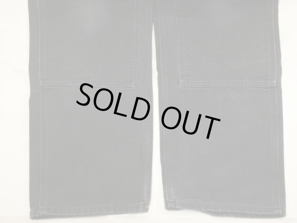 画像9: 10s Carhartt DOUBLE KNEE BLACK DUCK WORK PANTS MADE IN USA (9)