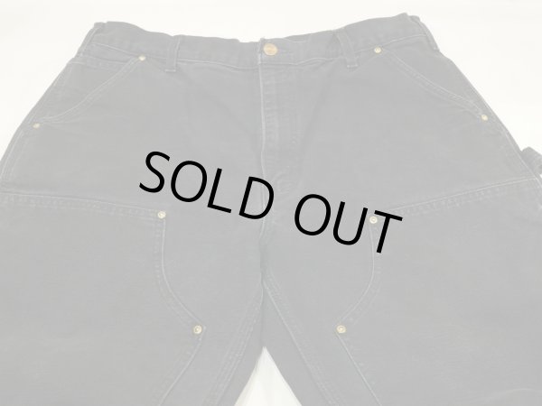 画像4: 10s Carhartt DOUBLE KNEE BLACK DUCK WORK PANTS MADE IN USA (4)