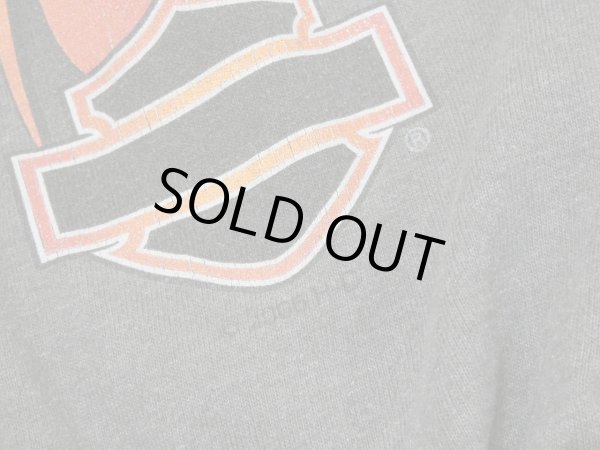 画像9: 00s Hanes HARLEY DAVIDSON FLAME FULL PRINT LONG SLEEVE L/S T-SHIRT MADE IN USA (9)