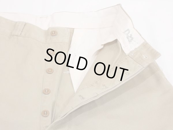 画像6: 50s US ARMY COTTON UNIFORM TWILL KHAKI CHINO TROUSERS PANTS (6)