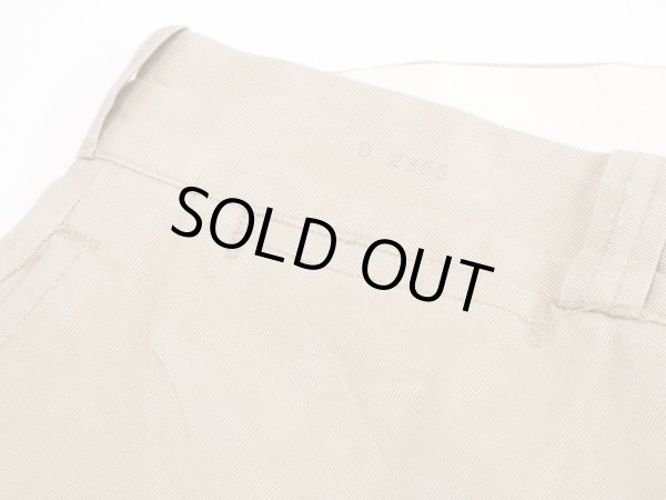 画像5: 50s US ARMY COTTON UNIFORM TWILL KHAKI CHINO TROUSERS PANTS (5)