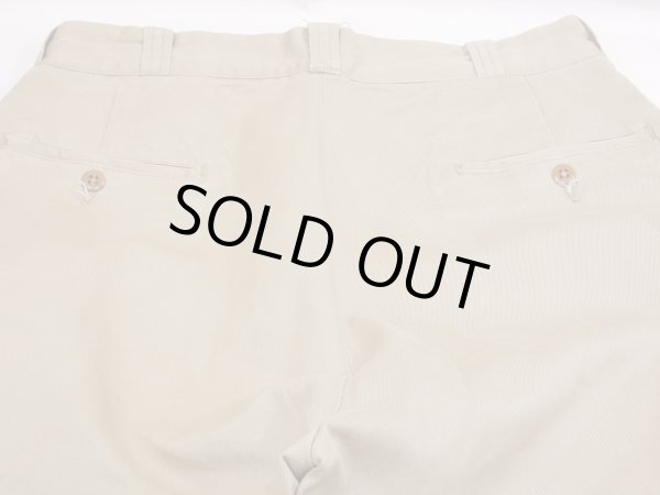 画像11: 50s US ARMY COTTON UNIFORM TWILL KHAKI CHINO TROUSERS PANTS (11)