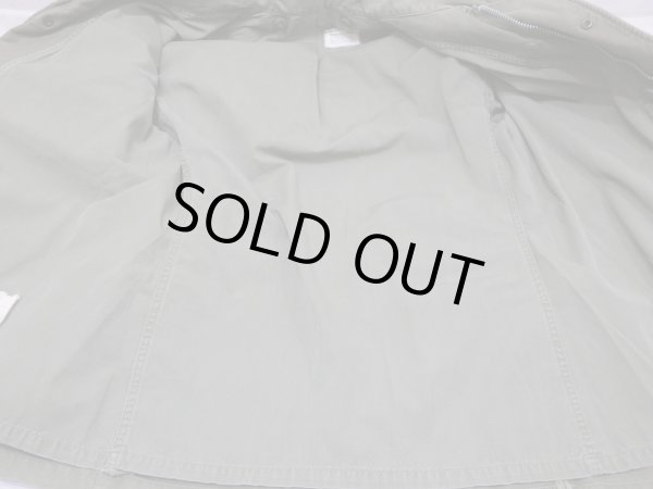 画像15: 60s 1965 US ARMY M-65 COTTON SATEEN OG-107 FIELD JACKET 1ST TYPE ALUMINUM ZIPPER S-R (15)