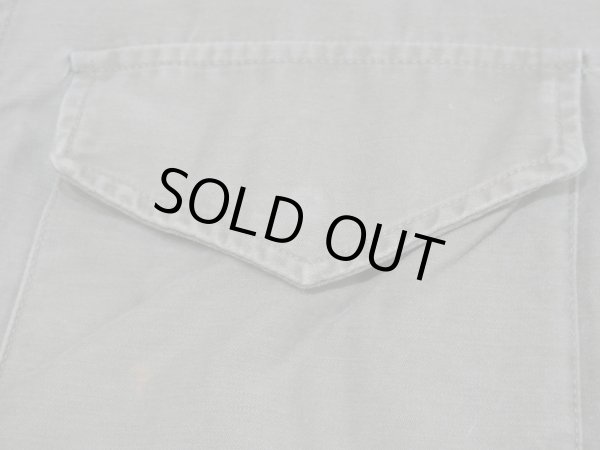 画像8: 60s 1965 US ARMY M-65 COTTON SATEEN OG-107 FIELD JACKET 1ST TYPE ALUMINUM ZIPPER S-R (8)