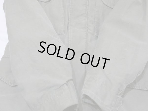 画像13: 60s 1965 US ARMY M-65 COTTON SATEEN OG-107 FIELD JACKET 1ST TYPE ALUMINUM ZIPPER S-R (13)