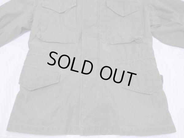画像7: 60s 1965 US ARMY M-65 COTTON SATEEN OG-107 FIELD JACKET 1ST TYPE ALUMINUM ZIPPER S-R (7)
