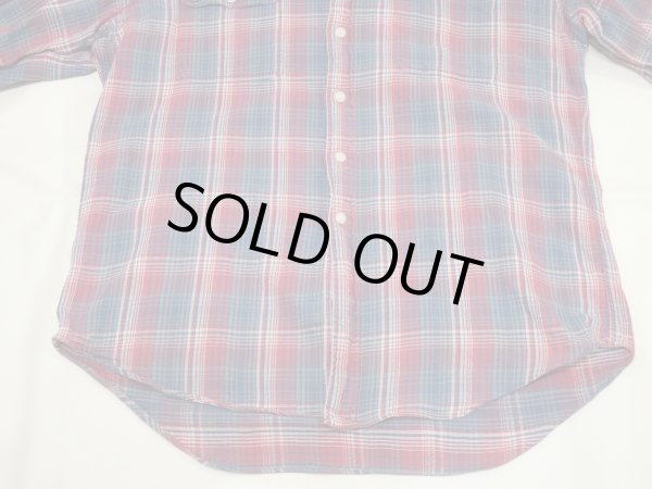 画像6: 90s Polo Ralph Lauren DUNGAREE WORK SHIRT COTTON FLANNEL L/S SHIRT  (6)