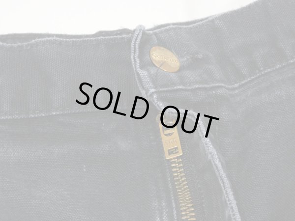 画像5: 00s Carhartt DOUBLE KNEE BLACK DUCK PAINTER WORK PANTS  (5)