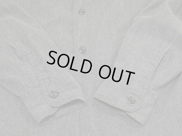 画像10: 50s King Kole SALT&PEPPER BLACK CHAMBRAY SHIRT (10)