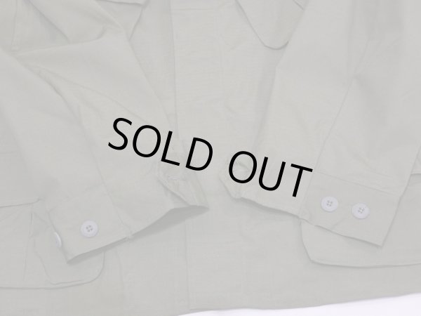 画像6: 60s '69 US ARMY RIP STOP JUNGLE FATIGUE JACKET 5th L-S DEAD STOCK (6)