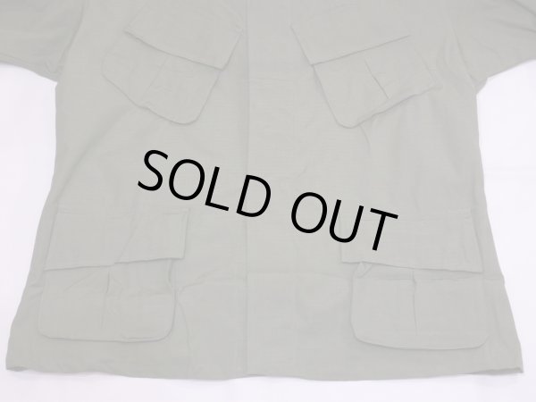 画像5: 60s '69 US ARMY RIP STOP JUNGLE FATIGUE JACKET 5th L-S DEAD STOCK (5)