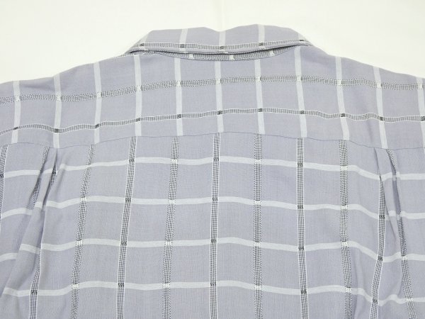 画像12: 60s Dunhill Sportswear PLAID LOOP COLLAR RAYON SHIRT DEAD STOCK (12)