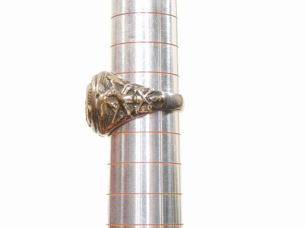 画像7: 40s US ARMY STERLING&10K COMBINATION RING (7)