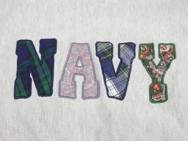 画像6: 90s I.A.Bedford REVERSE WEAVE STYLE SWEAT US NAVY MADE IN USA (6)