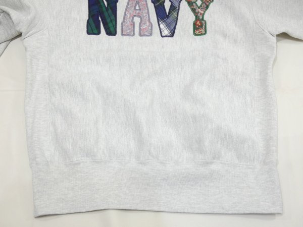 画像7: 90s I.A.Bedford REVERSE WEAVE STYLE SWEAT US NAVY MADE IN USA (7)
