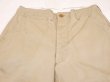 画像4: 40s 50s US ARMY M-45 COTTON KHAKI CHINO TROUSERS PANTS (4)