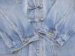 画像6: 90s SOSTANZA WORK WEAR CHINA DESIGN DENIM CHORE JACKET COVERALL (6)