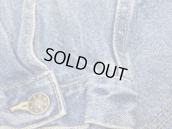 画像8: 90s SOSTANZA WORK WEAR CHINA DESIGN DENIM CHORE JACKET COVERALL (8)