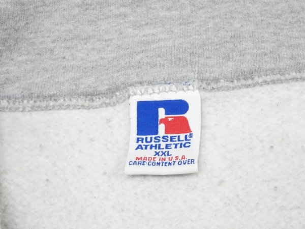 画像3: 90s RUSSELL ATHLETIC BLANK HALF ZIP SWEAT (3)