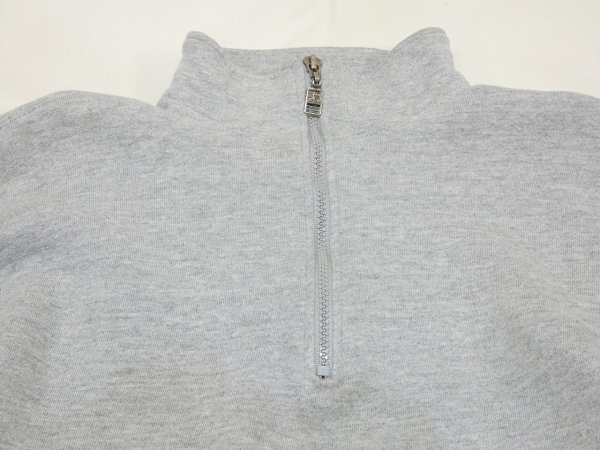 画像4: 90s RUSSELL ATHLETIC BLANK HALF ZIP SWEAT (4)