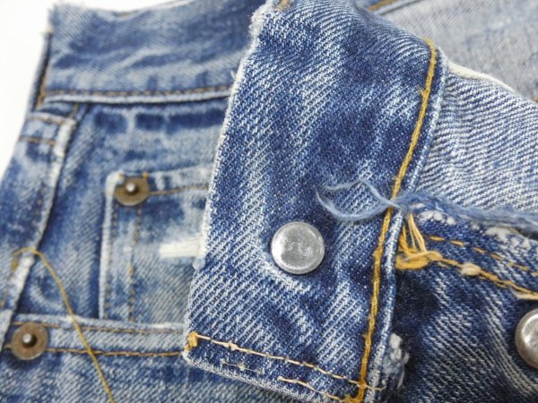 画像6: 70s LEVI'S 501 BIG E HIPPIE STYLE DENIM PANTS (6)