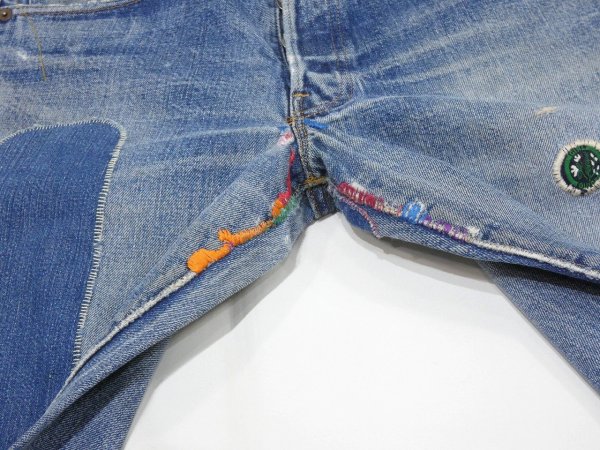 画像7: 70s LEVI'S 501 BIG E HIPPIE STYLE DENIM PANTS (7)