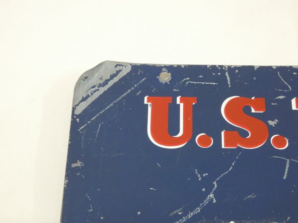 画像2: 40s 50s US Keds ADVERTISING BOTH SIDE METAL SIGN (2)