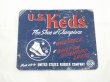 画像1: 40s 50s US Keds ADVERTISING BOTH SIDE METAL SIGN (1)