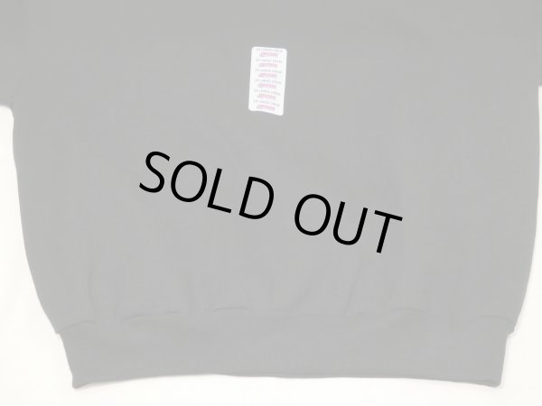 画像5: 90s JERZEES BLACK BLANK SWEAT MADE IN USA DEAD STOCK NOS (5)