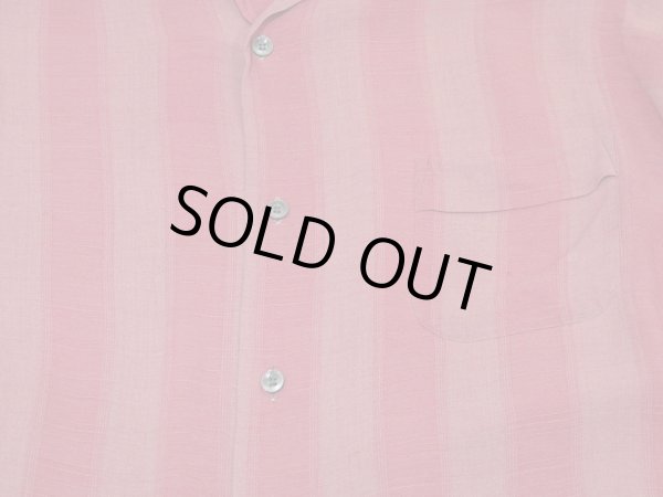 画像7: 60s B.V.D OMBRE GRADATION RAYON SHIRT  (7)