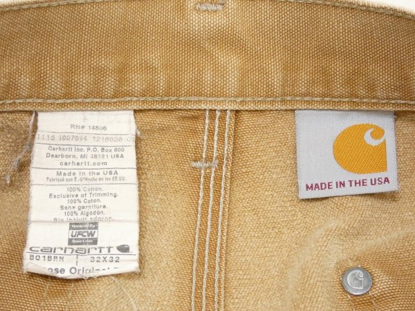 画像4: 10s Carhartt DOUBLE KNEE DUCK PAINTER WORK PANTS MADE IN USA DISTRESSED (4)