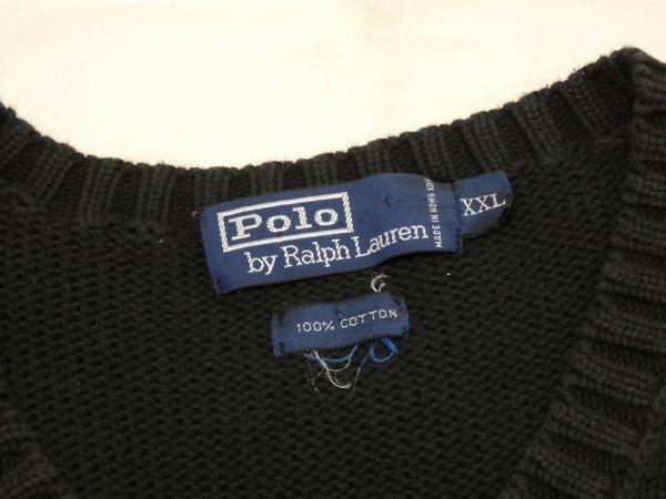 画像4: 90s Polo Ralph Lauren COTTON KNIT VEST (4)