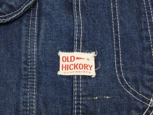 画像4: 〜 50s OLD HICKORY DENIM OVERALL (4)