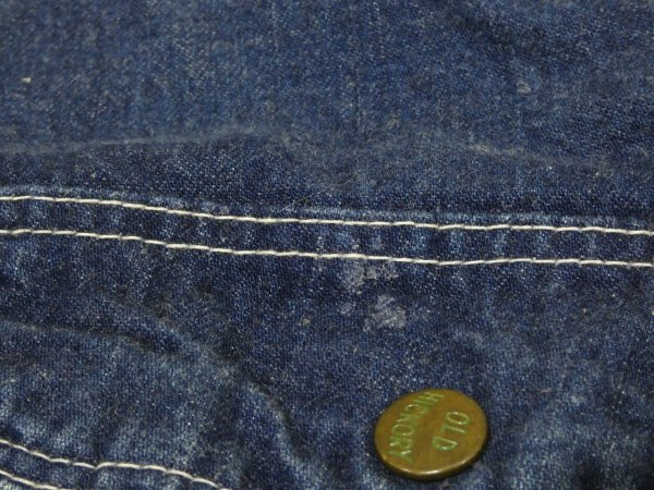 画像7: 〜 50s OLD HICKORY DENIM OVERALL (7)