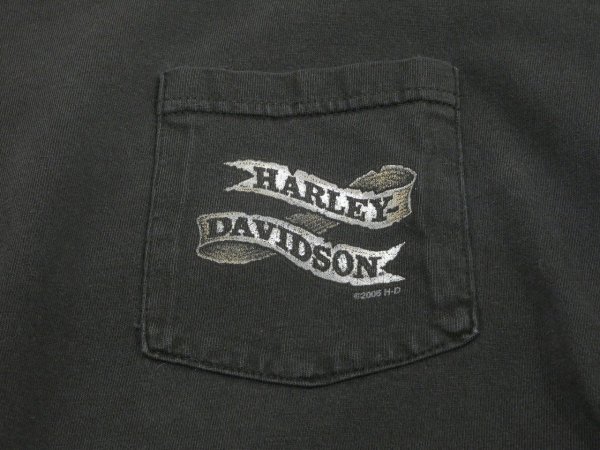 画像5: 00s HARLEY DAVIDSON FULL PRINT LONG SLEEVE L/S T-SHIRT MADE IN USA  (5)