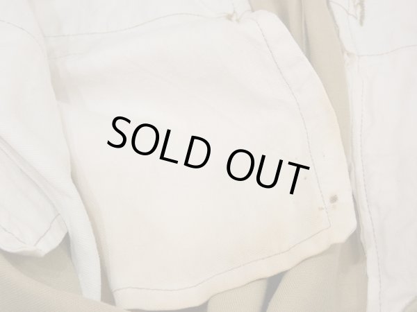 画像8: 40s 50s US ARMY M-45 COTTON KHAKI CHINO TROUSERS PANTS (2) (8)