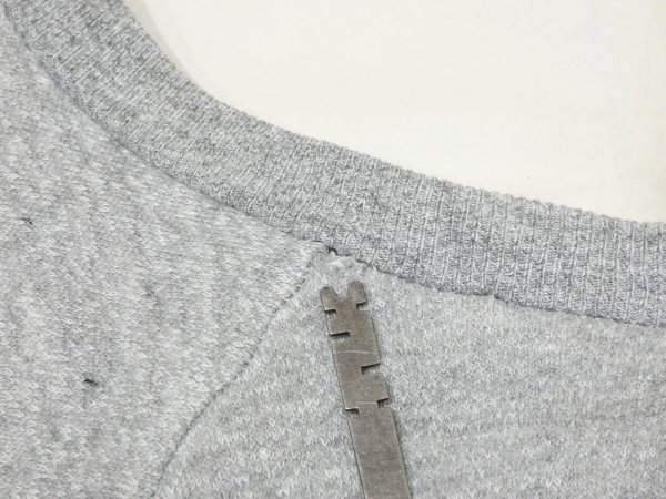 画像10: 60s UNKNOWN ALL COTTON BLANK OLD SWEAT (10)