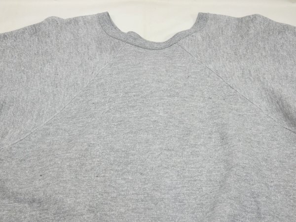 画像5: 60s UNKNOWN ALL COTTON BLANK OLD SWEAT (5)