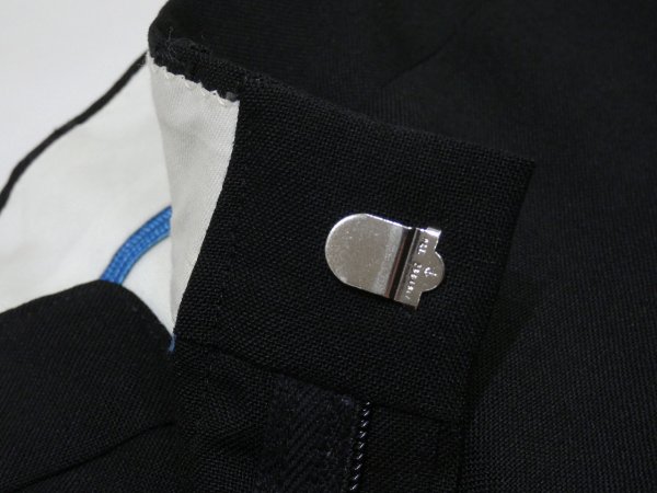 画像6: 70s UNKNOWN BLACK TAPARED SLACKS (6)