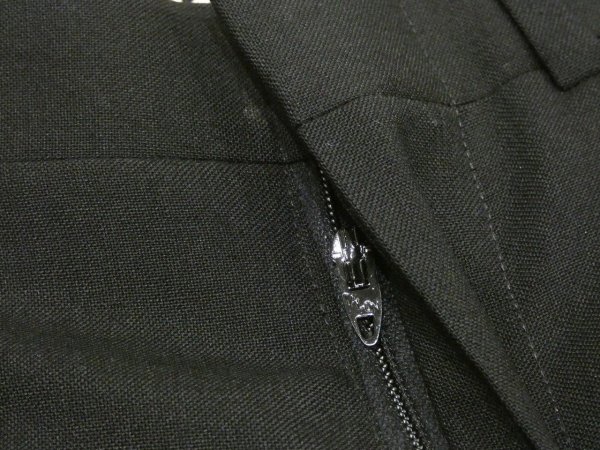画像5: 70s UNKNOWN BLACK TAPARED SLACKS (5)