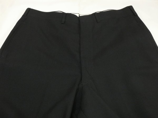 画像4: 70s UNKNOWN BLACK TAPARED SLACKS (4)